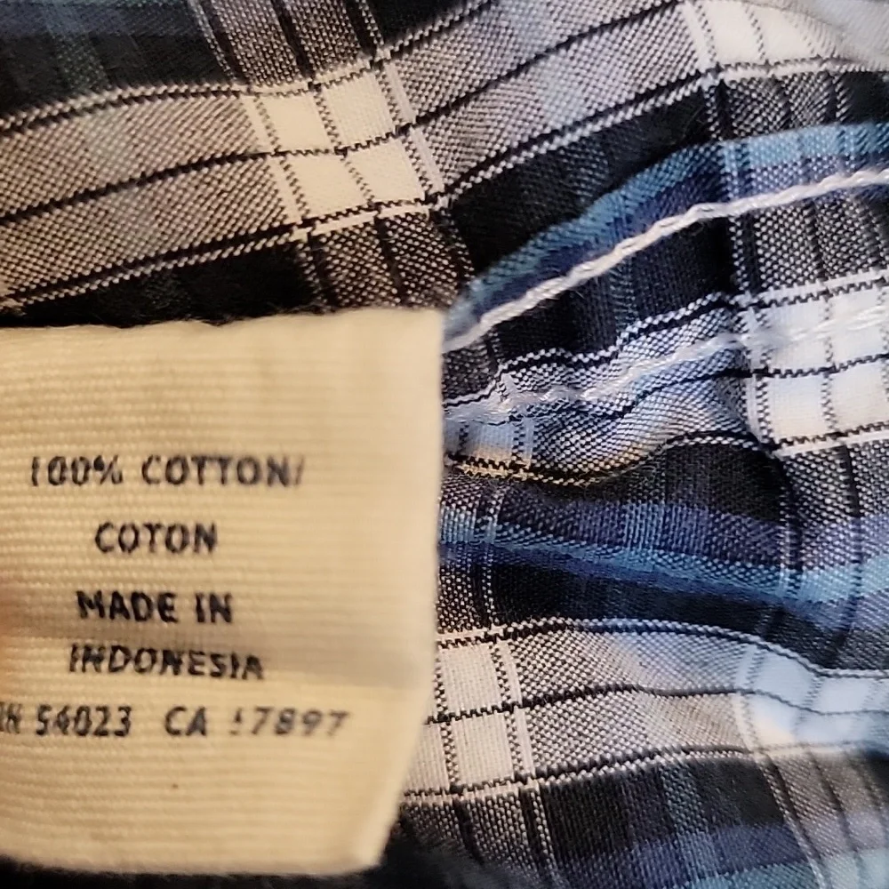 Old Navy blue white